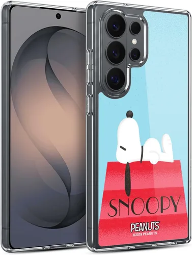 Vista 71 de Head Case Designs Snoopy Deco Dreams - Funda de gel con licencia oficial de Peanuts Blue Pattern [protección de grado militar] compatible con Google