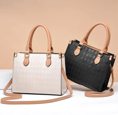 Vista 3 de Monederos y bolsos para mujer con asa superior, bolso de mano para mujer, bolso de hombro