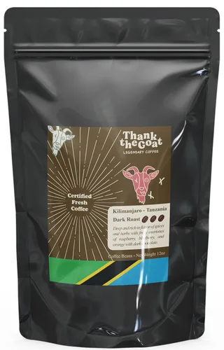 Vista 8 de Thank the Goat Made to Order Granos de café gourmet, recién tostados, tostado medio de Huila, Colombia, 12 oz.