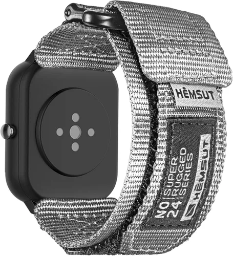 Vista 10 de Correas de reloj compatibles con Amazfit, correa deportiva de nailon resistente con diseño de bucle tejido para Amazfit GTS 4/4 Mini/3/2/2e/2 mini