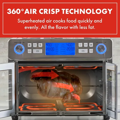Vista 13 de Emeril Lagasse Dual Zone Technology 25QT Air Fryer Oven