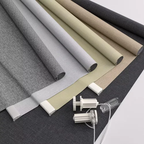 Vista 2 de MYshade Persianas enrollables personalizadas sin taladro, impermeables para ventana, ideales para el hogar, dormitorio, sala de estar, opacas