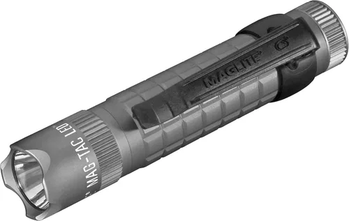 Vista 8 de Maglite Mag-Tac – Linterna LED de bolsillo, 2 celdas CR123, bisel coronado, negro mate