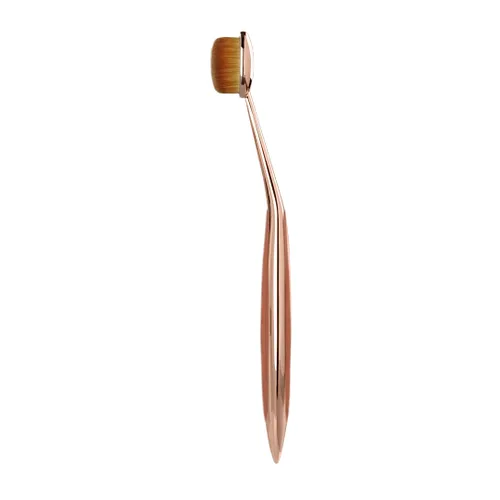 Vista 2 de Artis Elite Oval Brush 4 - Rosa dorado, 1 cepillo de maquillaje