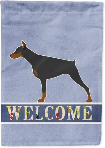 Vista 196 de Caroline's Treasures BB5552GF Affenpinscher Bandera de bienvenida para jardín, bandera decorativa para patio exterior, patio, parterres