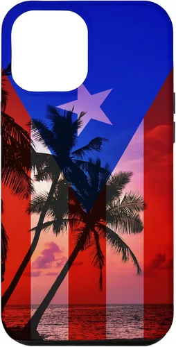 Vista 26 de Tropical Ocean Vibes Puerto Rico Flag - Funda para iPhone 17