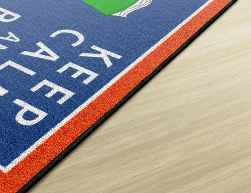 Vista 4 de Flagship Carpets - Alfombra con texto en inglés "Keep Calm & Read On" para el aula infantil, dormitorio de los niños, espacio del profesor