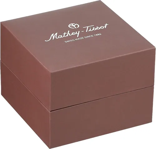 Vista 3 de Mathey Tissot - Bolton para hombre, Negro -, Movimiento de cuarzo