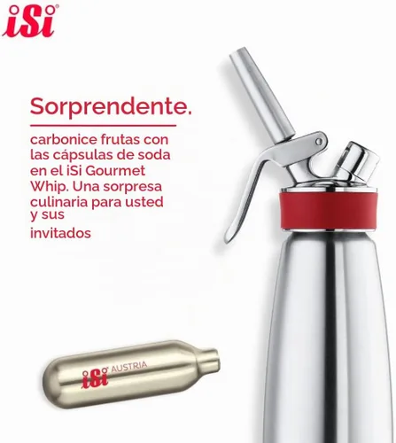 Vista 4 de iSi - Cargador de sifón de soda de CO2, paquete de 50