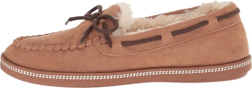 Vista 8 de Skechers Pantuflas acogedoras con forro de piel sintética para mujer