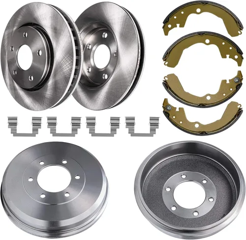 Vista 15 de Detroit Axle - Kit de frenos para Mazda CX-5 2019-2024, rotores de freno de disco pastillas de freno de cerámica con herrajes 2020 2021 2022 2023