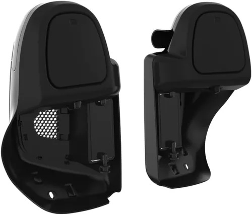 Vista 5 de Moto Onfire Guantera de carenados de pierna inferior para Harley Touring 2014+, Vivid Black Lowers calentadores de pies, Negro (Vivid Black)
