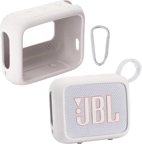 Vista 14 de Funda de silicona para altavoz Bluetooth impermeable JBL Go 4, color azul Estuche azul