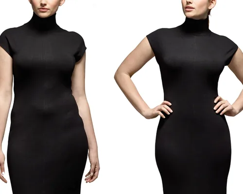 Vista 6 de Fajas sin tirantes para debajo de los vestidos, fajas para el vestido con control de abdomen, ropa