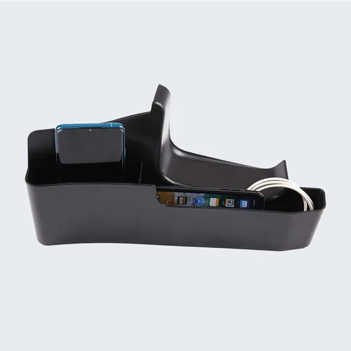 Vista 8 de TOYCIDFG Caja de almacenamiento colgante para consola de cambio de marchas, bandeja organizadora lateral compatible con Mercedes Benz Clase G