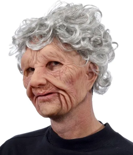 Vista 4 de Zagone Studios Máscara de anciana súper suave para hombre