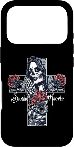 Vista 30 de Funda con diseño de calavera de Santa Muerte para iPhone 17