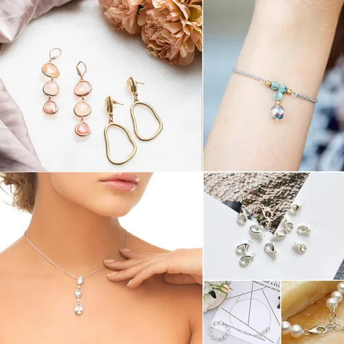 Vista 7 de Alicates de Punta de Aguja de 4.5 Pulgadas Alicates de Joyería de Súper Precisión Herramientas para Hacer Joyas Mango de Agarre Cómodo Alicates