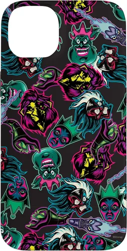 Vista 15 de Funda con estampado de neón malvado de villanos de Disney para iPhone 16