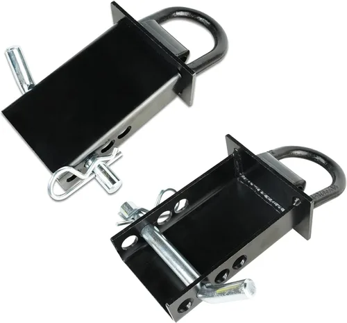Vista 2 de ANLULOAD - Anillo en D ajustable para remolque resistente, límite de carga de 5400 libras y 4 agujeros ajustables, bolsillo de estaca con anilla