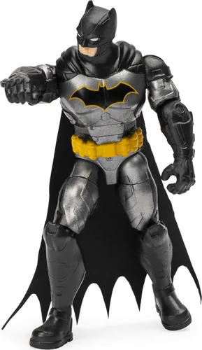 Vista 4 de Batman 6056744 - Figura de acción táctica Rebirth de 4 pulgadas con 3 accesorios misteriosos, Misión 1, multicolor