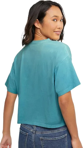 Vista 2 de Hanes Camiseta corta original para mujer, 100% algodón, ropa lavada