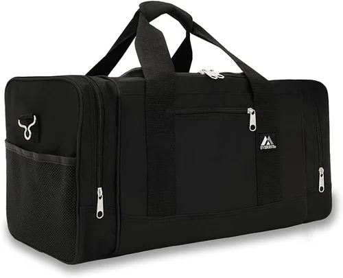 Vista 13 de Everest Equipaje-bolso deportivo - grande, Rojo/Negro), 025-RD/BK