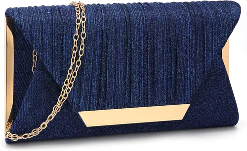Vista 10 de AO ALI VICTORY Bolsos de mano con purpurina para mujer, bolsos de noche, embragues con solapa, sobre bolsos, bolsos grandes para bodas, fiestas