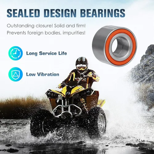 Vista 2 de Youxmoto Rodamiento de rueda trasera delantera para Can Am Outlander 1000 Max 800 600 500 570/Renegade Maverick Sport/Defender HD 5 8 10 2005-2022