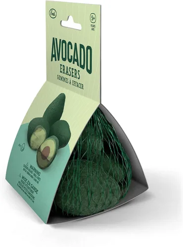 Vista 4 de Genuine Fred Borradores de aguacate, juego de 4, verde