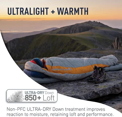 Vista 5 de Sea to Summit Spark - Saco de dormir ultraligero de plumón, 18 grados, largo