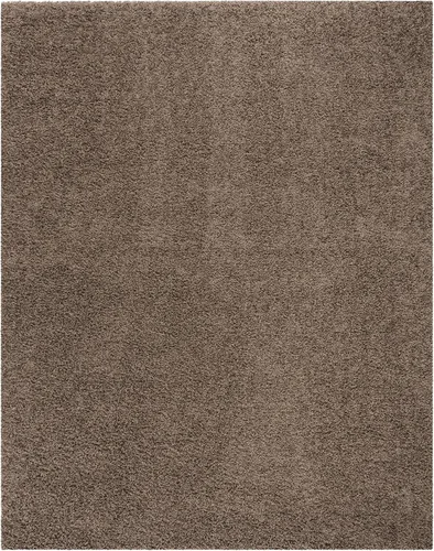 Vista 2 de SAFAVIEH Alfombra de Área 10x14 - Colección Athens Shag - Grande - Taupe, No Desprende Pelusa y Fácil de Limpiar, Ideal para Sala de Estar