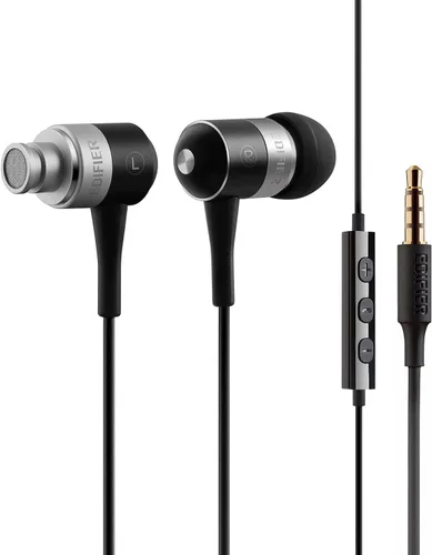 Vista 3 de Edifier i285 / H285i Auriculares para iPhone - Auriculares de alta fidelidad de 0.138 in IEM en el oído Monitor con micrófono y controles de volumen