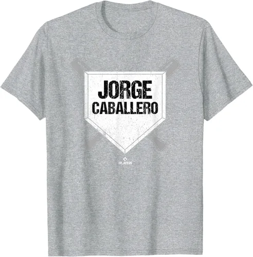 Vista 7 de Homeplate Gameday Jorge Caballero Prospect Baseball Fan Gear Camiseta, Negro