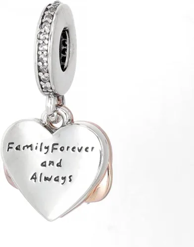 Vista 3 de Dijes de plata de ley 925 para pulseras y collares, cuentas de búho de tren para niños, dijes de árbol familiar, regalo de joyería para mujeres