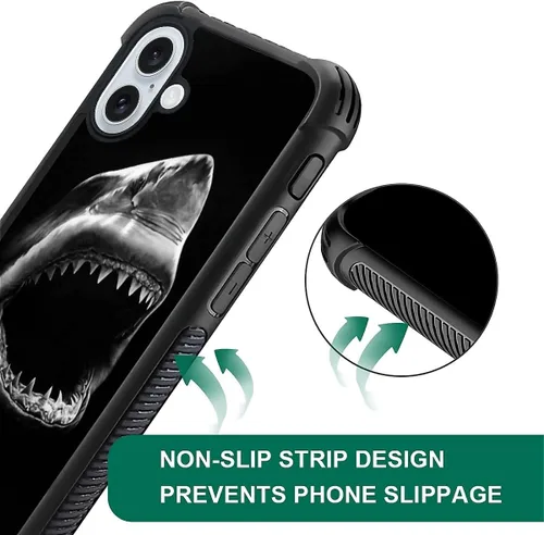 Vista 801 de Funda compatible con iPhone 15, diseño de elefantes africanos, diseño increíble a prueba de golpes, antiarañazos, carcasa trasera de policarbonato