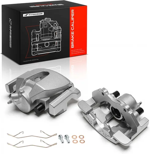 Vista 11 de A-Premium Conjunto de pinza de freno de disco con soporte compatible con modelos Mazda - 3 2008-2013, 3 Sport 2010-2013, 5 2008-2010/2012-2015, L4