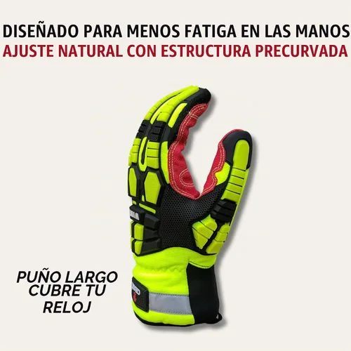 Vista 5 de Cestus 5207, Winter Impact Work Gloves, Insulated, Waterproof, ANSI Cut A9