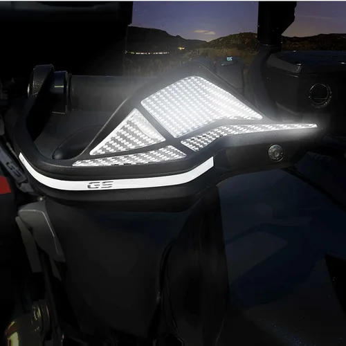 Vista 8 de Resin Bike Adhesivo protector de mano para motocicleta compatible con BMW R 1250 GS - R1250 GS Adventure from Shock and Scratches Adhesivo de resina