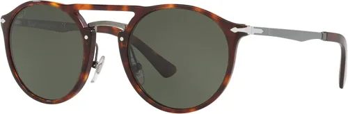 Vista 2 de Persol PO3264S - Gafas de sol redondas MieleAzul Antiguo