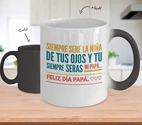 Vista 2 de Regalo para Papa Taza de Cafe Padre Vaso, taza café divertidas, tazas personalizadas, taza de café inspiradoras, taza con mensajes positivos.