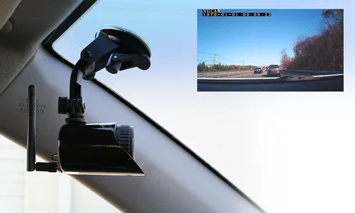 Vista 5 de NUCAM 32 GB Base magnética portátil inalámbrica alimentada por batería RV/Remolque/Camión Cámara de respaldo NuCam WR cámara IP de vigilancia