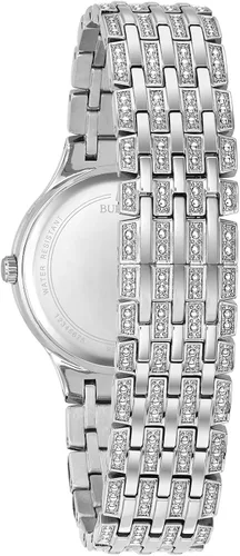Vista 2 de Bulova Reloj fantasma de cristal para mujer