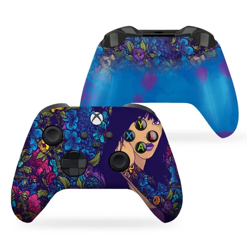 Vista 72 de DreamController Americcan Warrior Skull Custom X-box Controller Wireless compatible with X-box One/Series X/S Proudly Customized in USA with
