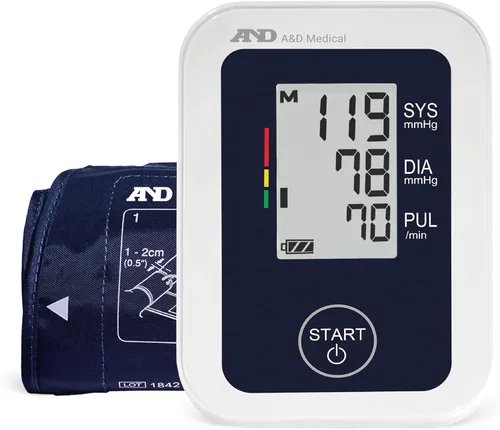 Vista 9 de A&D Medical Monitor de presión arterial para uso doméstico – UA-651SAC – Pequeño tensiómetro de brazo – Brazalete pequeño (16–24 cm / 6.3–9.4”)
