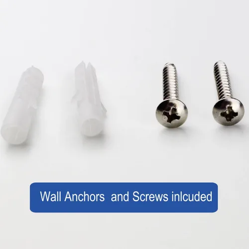 Vista 4 de YOO.MEE Soporte de ducha de montaje en pared, ajuste de gran angular, fijación de tornillos, cromado For Handheld Shower Head, Large Height
