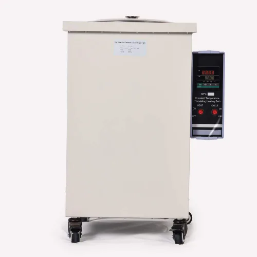 Vista 3 de HNZXIB baño de agua de circulación de alta temperatura 5L/aceite para el reactor de cristal de doble capa
