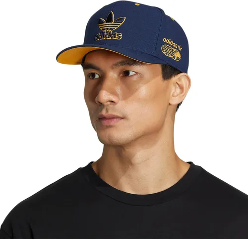 Vista 5 de adidas Originals Sombrero de ajuste ajustable estructurado moderno para hombre