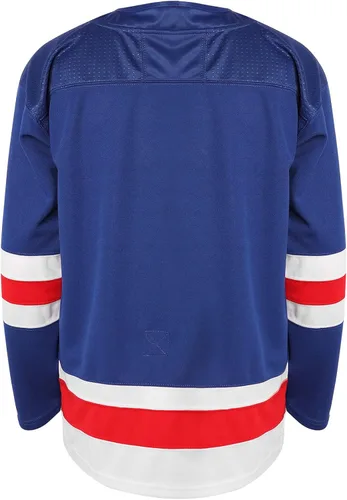 Vista 3 de Jerseys de práctica de hockey sobre hielo en blanco para hombre