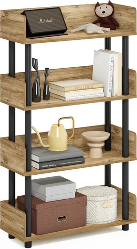 Vista 40 de Furinno Turn-N-Tube Organizador de encimera de cocina, estante organizador de encimera de esquina de 2 niveles, estante esquinero, para cocina